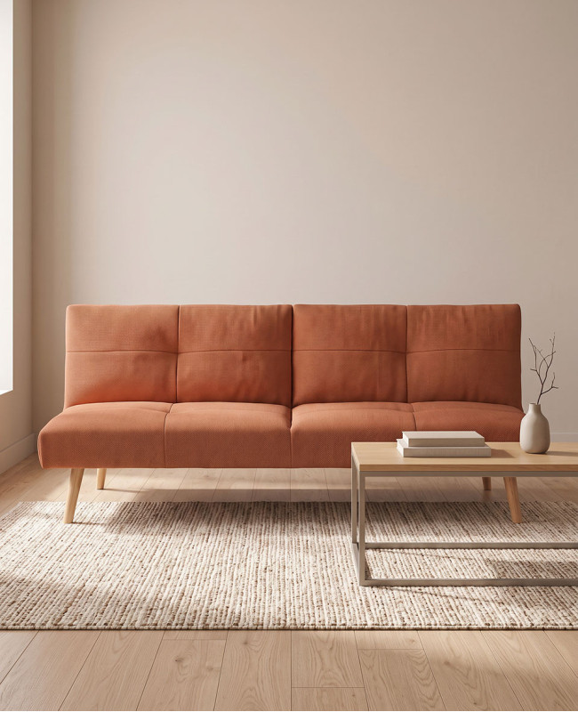 Compra Sofá cama clic-clac NITRO barato con patas metálicas | Envío rápido y financiación