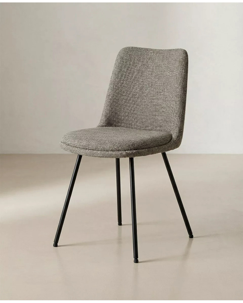 Silla de comedor moderna y barata ORSA con patas metálicas| Envío rápido y financiación