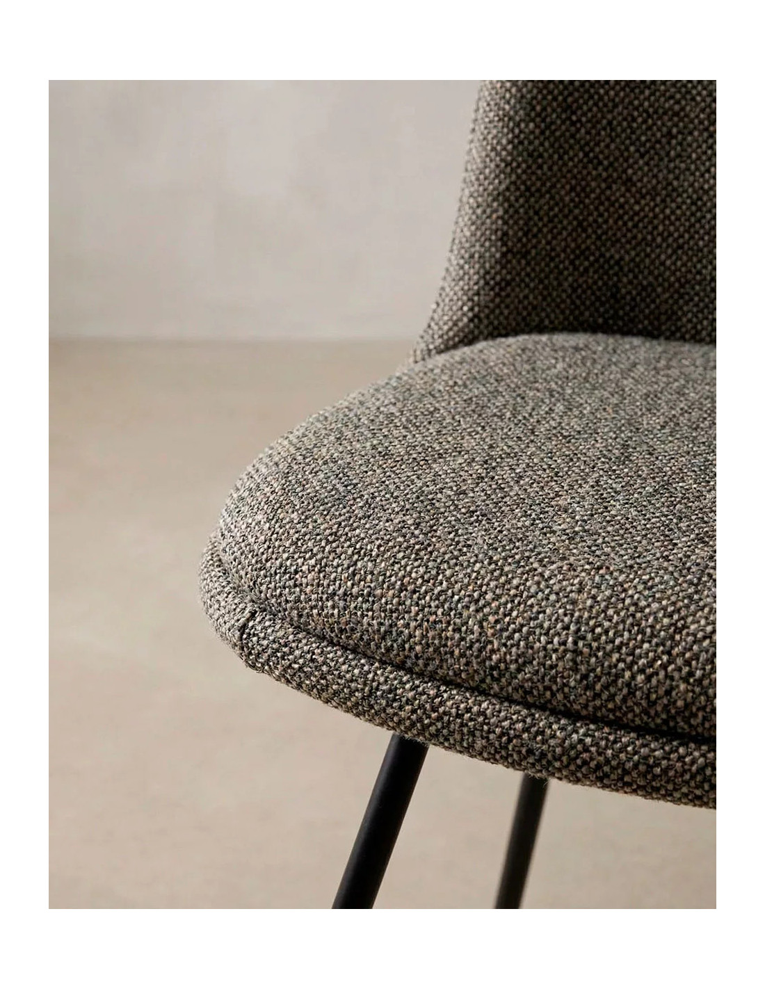 Silla de comedor moderna y barata ORSA con patas metálicas| Envío rápido y financiación