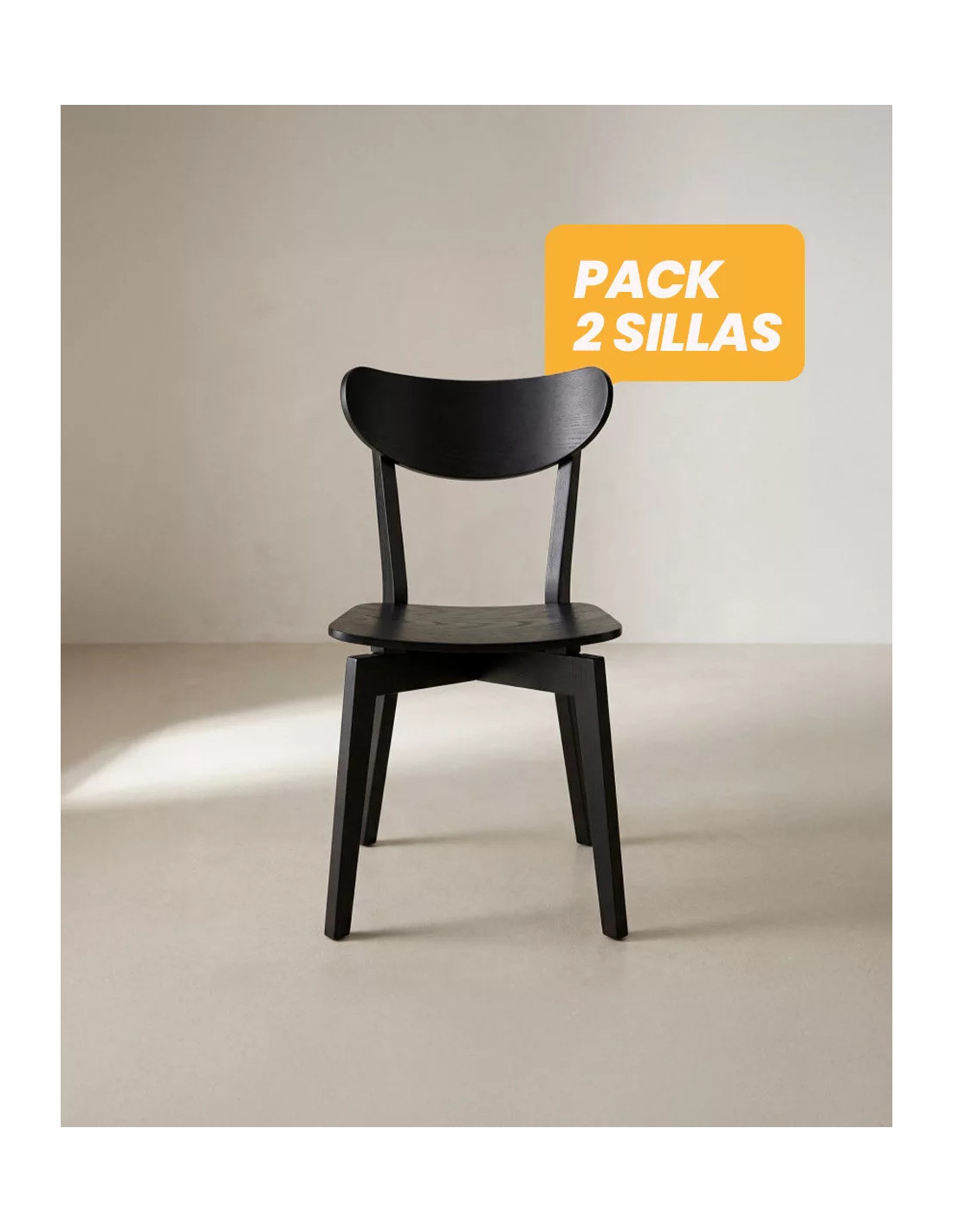 Compra pack 2 sillas madera TAREX | Envío rápido y financiación