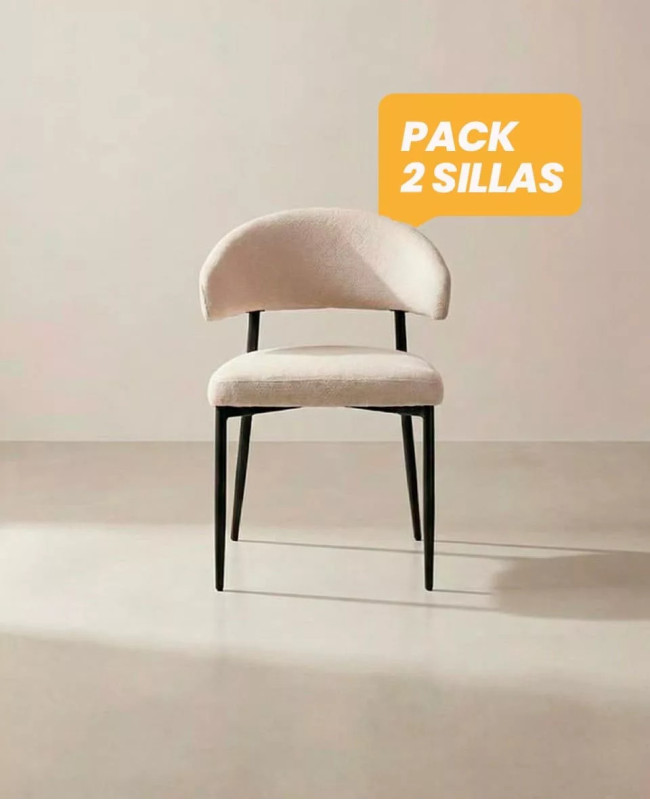 Compra pack 2 sillas con respaldo RIALTO  | Envío rápido y financiación