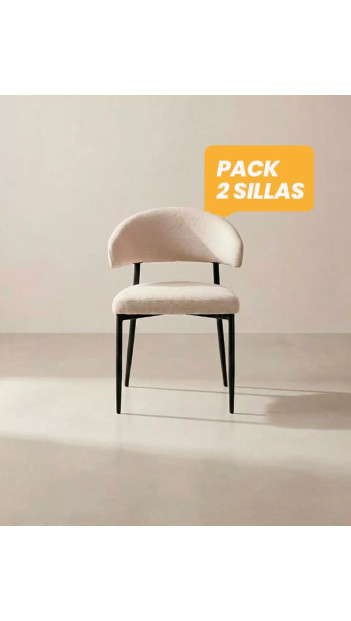 Compra pack 2 sillas con respaldo RIALTO  | Envío rápido y financiación