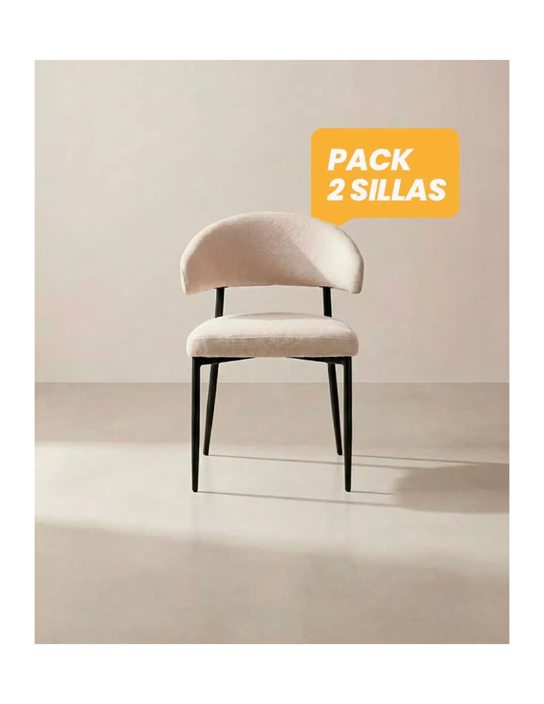Compra pack 2 sillas con respaldo RIALTO  | Envío rápido y financiación