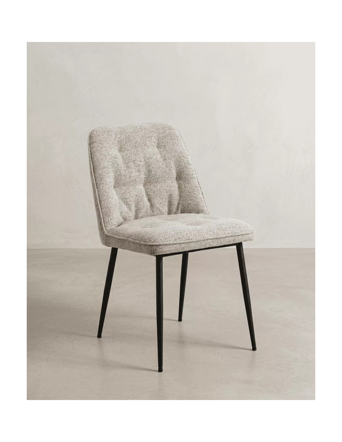 Pack 2 sillas de comedor taupe ZAREM | Envío rápido y financiación