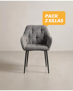 Compra Pack 2 sillas comedor NOREL barato| Envío rápido y financiación