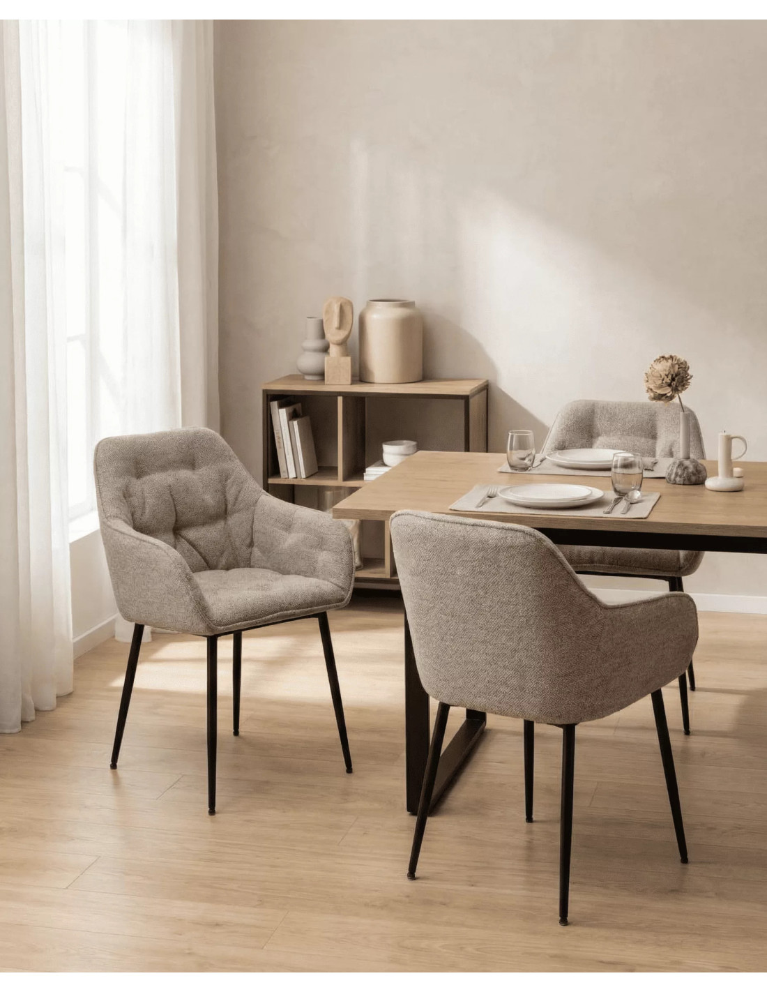 Compra Pack 2 sillas comedor NOREL barato| Envío rápido y financiación