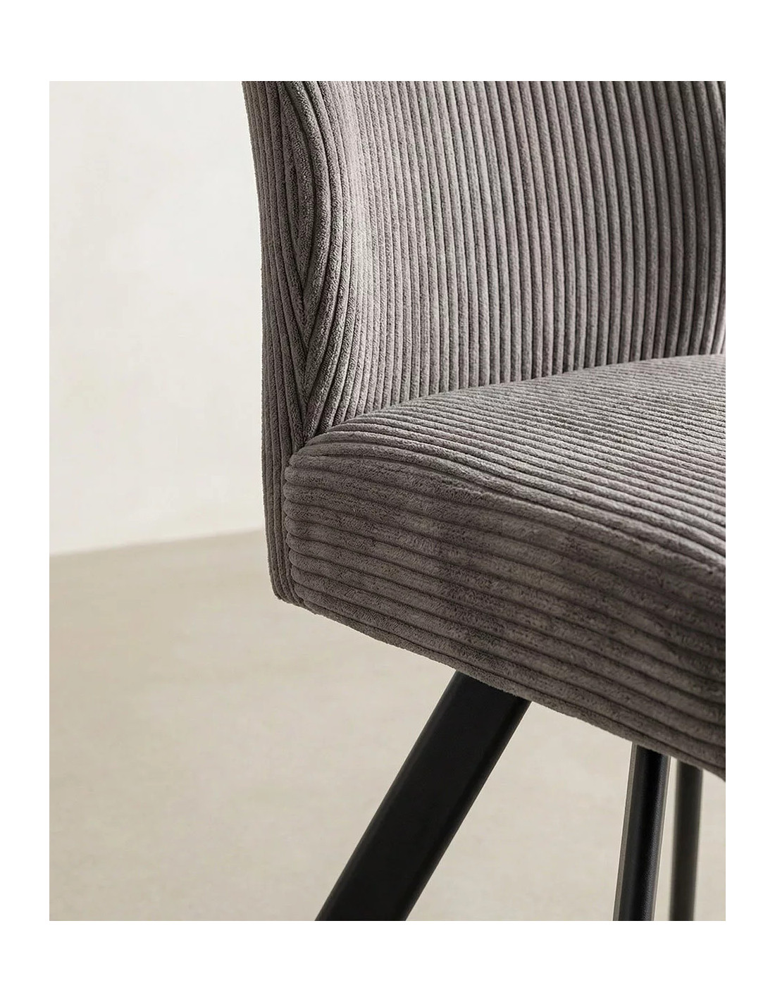 Pack 4 sillas tapizadas asiento con muelles DALA | Envío rápido y financiación