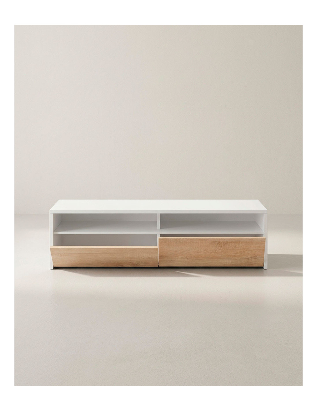 Mueble TV 2 puertas OSAKA FRENTE ABIERTO