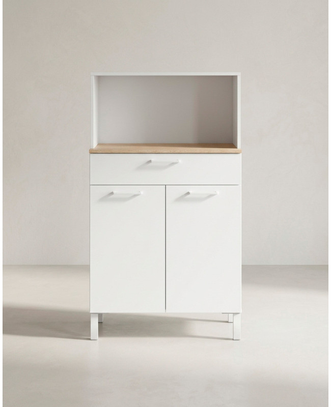 Mueble auxiliar cocina 2 puertas + 1 cajón TEBA