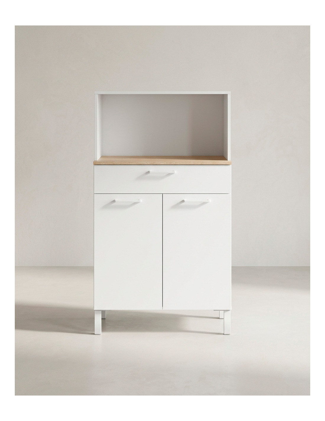 Mueble auxiliar cocina 2 puertas + 1 cajón TEBA