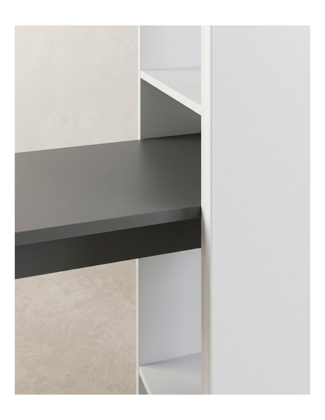 Mesa + estantería GIA detalle